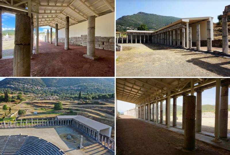 Αρχαία Μεσσήνη: Εγκαινιάζεται το στέγαστρο της Βορειανατολικής Στοάς του Γυμνασίου