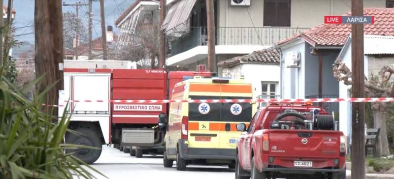 Aστυνομική επιχείρηση για το διπλό φονικό στους Γόννους Λάρισας (βίντεο)