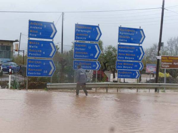 4 εκ. ευρώ στη Μεσσηνία για επισκευή υποδομών, που επλήγησαν από τις πλημμύρες