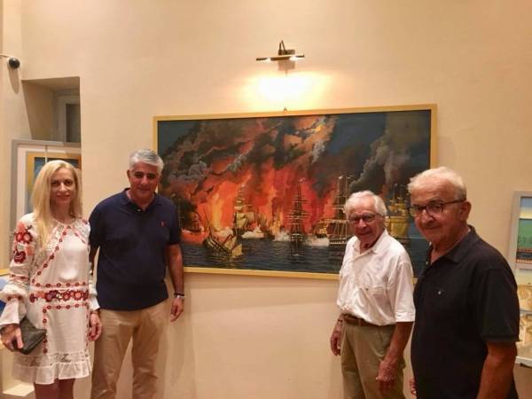 Εγκαινιάστηκε η έκθεση ζωγραφικής του Αναστάσιου Κουφού στην Πύλο