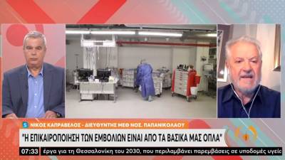 Καπραβέλος: Χωρίς πρωτόκολλα το 7ο κύμα δύσκολα θα ξεπεραστεί - Αποτελεσματικά όλα τα εμβόλια (Βίντεο)