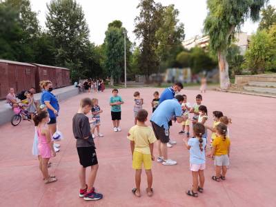 Προσκοπικά παιχνίδια στο Πάρκο Σιδηροδρόμων