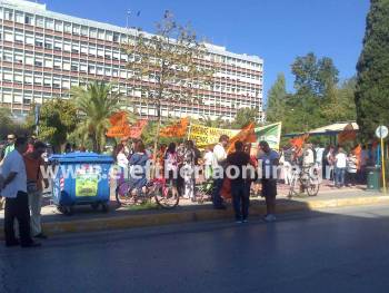 Απεργιακή συγκέντρωση και πορεία ΑΔΕΔΥ και ΕΛΜΕ στην Καλαμάτα