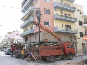 Εργο αναβάθμισης και ενίσχυσης του δικτύου της ΔΕΗ στην Καλαμάτα (βίντεο)