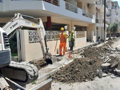 Υπογειοποίηση ηλεκτρικού δικτύου στην Παραλία