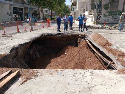 Σωματείο Εργαζομένων ΔΕΥΑ Μεσσηνίας για ζημιά στον αγωγό αποχέτευσης