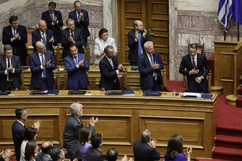 Με 158 ψήφους, η κυβέρνηση Μητσοτάκη έλαβε την δεδηλωμένη