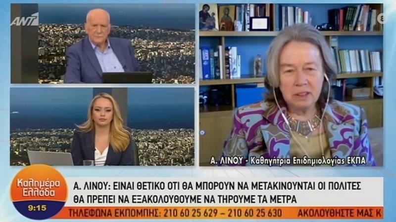 Λινού για lockdown: Λάθος απόφαση να περιορίσουμε τον κόσμο μέσα (Βίντεο)