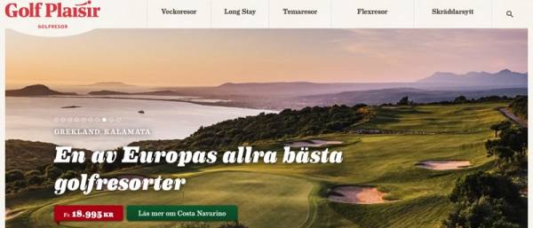 Στις κορυφαίες επιλογές τα γκολφ της Costa Navarino