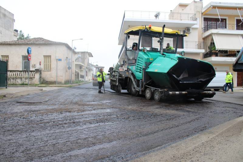 Παρεμβάσεις σε δημοτικούς δρόμους στη Μεσσήνη