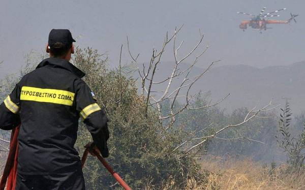 Χανιά: Πυρκαγιά στην περιοχή της Σούδας
