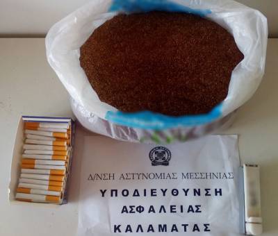 Σύλληψη Βούλγαρου για λαθραίο καπνό στη Μεσσήνη
