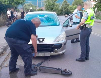 Καλαμάτα: Δύο τραυματίες από σύγκρουση αυτοκινήτου με ηλεκτρικό πατίνι