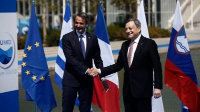 Οι προκλήσεις στη Μεσόγειο και η κλιματική κρίση στο επίκεντρο της συνάντησης Μητσοτάκη-Ντράγκι (βίντεο)