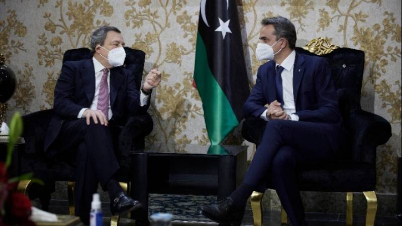 Συνάντηση Μητσοτάκη - Ντράγκι στην Τρίπολη: ΕΕ και Λιβυή στο επίκεντρο των συζητήσεων