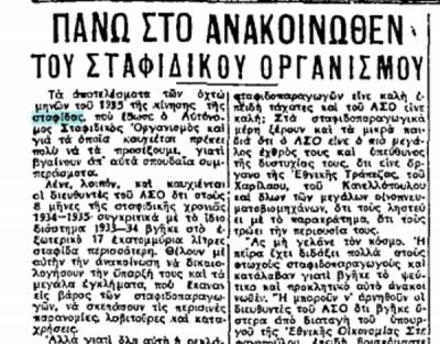 Το σταφιδικό κίνημα και ο Τάσης Κουλαμπάς (218ο μέρος)