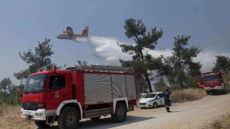 Χωρίς ενεργό μέτωπο η φωτιά στο Σέιχ Σου