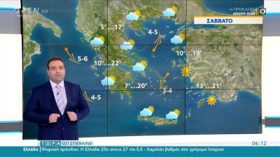Καιρός 13/11/2021: Ήπιες καιρικές συνθήκες σήμερα