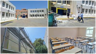 Εργασίες αναβάθμισης και συντήρησης υποδομών σε σχολεία της Καλαμάτας