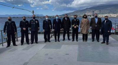 Καλαμάτα: Επίσκεψη επισήμων στη φρεγάτα “Ύδρα”