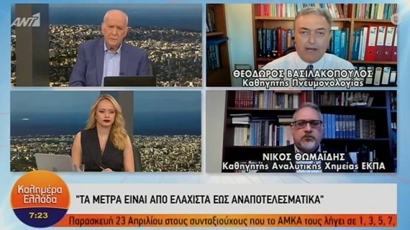 Βασιλακόπουλος: Δεν είναι ρεαλιστική η παράταση των μέτρων, να επιτραπούν οι μετακινήσεις το Πάσχα (Βίντεο)