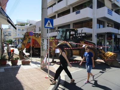 Κλειστή χθες η Βασ. Ολγας 