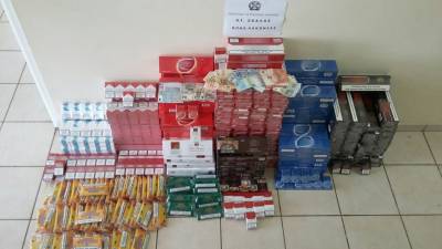 Πάνω από 2.000 πακέτα λαθραία τσιγάρα στη Σκάλα Λακωνίας