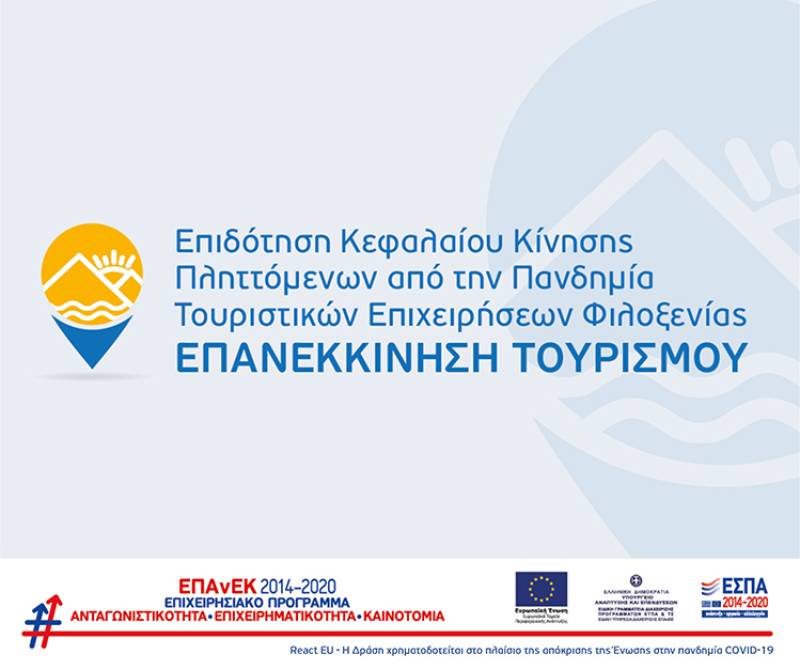 Σε 3.354 ανέρχονται, έως τώρα, τα ενταγμένα έργα στη δράση «Επανεκκίνηση Τουρισμού»