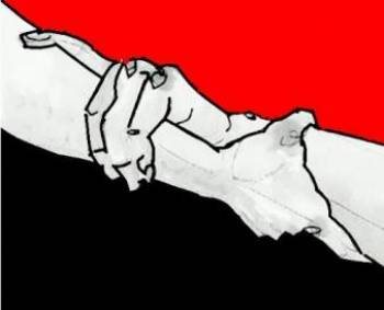 Διαμαρτυρία ενάντια στην ιδιωτικοποίηση της ΔΕΗ από την Επιτροπή Αλληλεγγύης Καλαμάτας