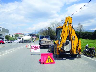 Επανεκκίνηση αντιπλημμυρικών έργων στη Νέα Είσοδο