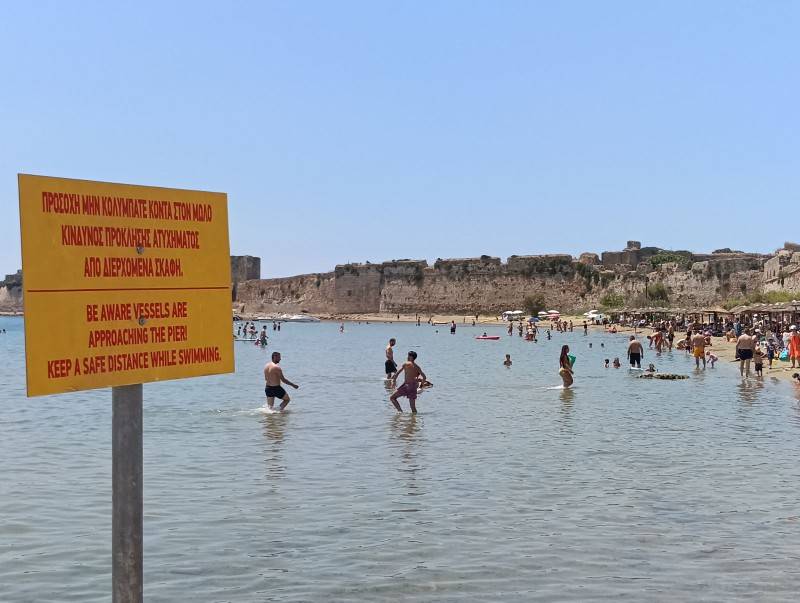 Απαιτείται προσοχή στην ακτή της Μεθώνης