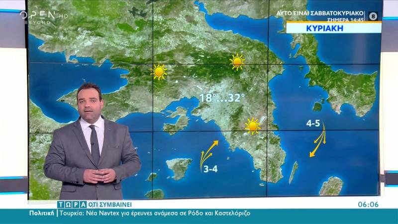 Καιρός: Συνεχίζεται το καλοκαιρινό διάλειμμα (Βίντεο)