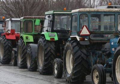 Διαμαρτυρία αγροτών στον ΟΓΑ Τρίπολης