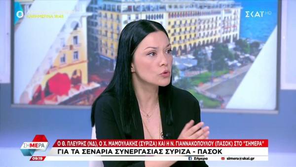 Ν. Γιαννακοπούλου: «Γιατί να συνεργαστεί το ΠΑΣΟΚ με τον ΣΥΡΙΖΑ μετεκλογικά; Υπάρχουν πολιτικές που μας χωρίζουν»