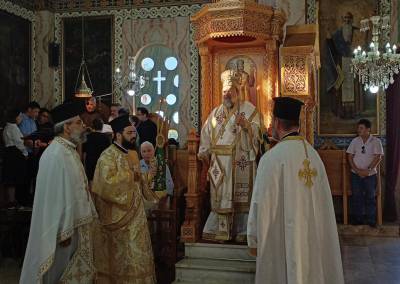 Ο Μητροπολίτης Μεσσηνίας στον Αγιο Δημήτριο Κοκκορόγιαννη
