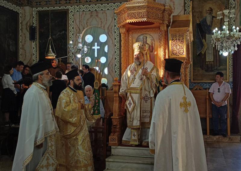 Ο Μητροπολίτης Μεσσηνίας στον Αγιο Δημήτριο Κοκκορόγιαννη
