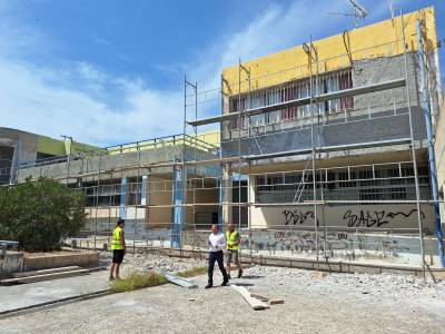 Καλαμάτα: Σε εξέλιξη το έργο συντήρησης στο σχολικό συγκρότημα του πρώην Πολυκλαδικού