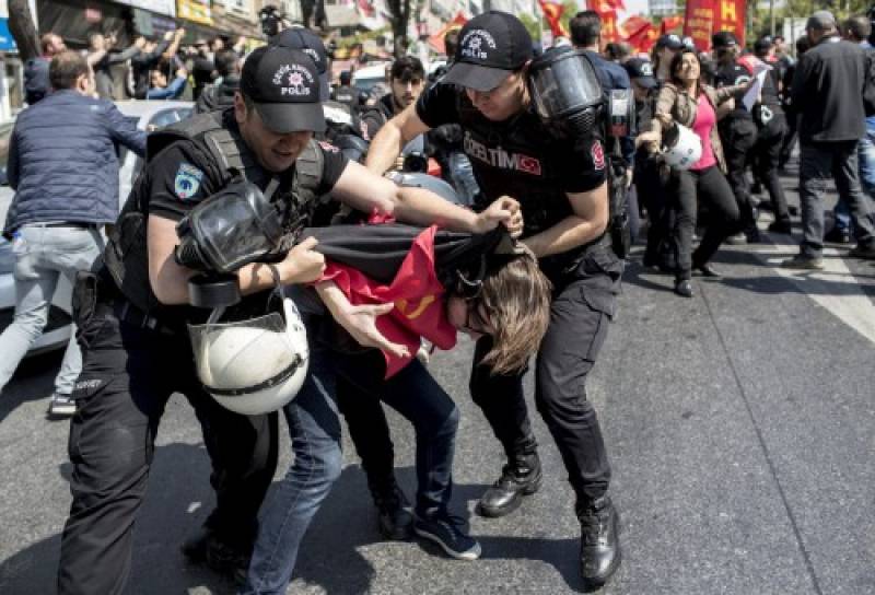 Πρωτομαγιά στην Κωνσταντινούπολη με 84 συλλήψεις