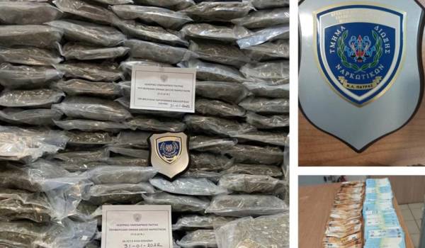 Πάτρα: Κοκαΐνη και skunk αξίας 1,7 εκατ. ευρώ κρυμμένα σε νταλίκα έφτασαν από την Ιταλία