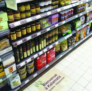 Ποιοτικά μεσσηνιακά προϊόντα σε γαλλικά σούπερ μάρκετ