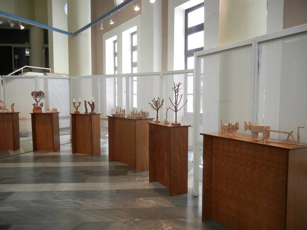 Εκθεση ξυλογλυπτικής του Φώτη Γεωργακά στο Πνευματικό Κέντρο Καλαμάτας