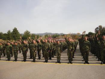 Ορκίστηκαν σήμερα 550 οπλίτες της 2014 Β&#039; ΕΣΣΟ στο 9ο Σ.Π. Καλαμάτας (βίντεο και φωτογραφίες)
