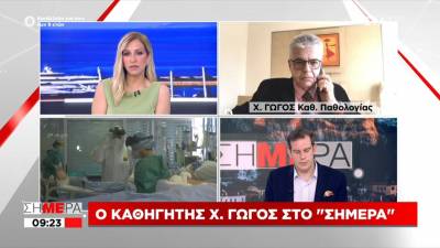 Γώγος: Μόλις το 5% όσων νοσηλεύονται για κορονοϊό έχουν εμβολιαστεί (Βίντεο)