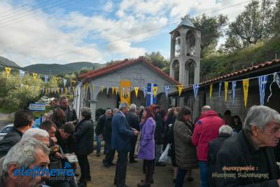 Τη μνήμη του Αγίου Σάββα τίμησαν στην Κάτω Άμφεια (φωτογραφίες)