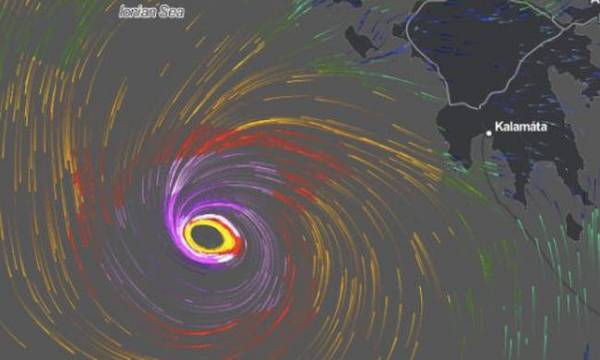 Μεσογειακός κυκλώνας στο Ν. Ιόνιο την Παρασκευή
