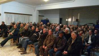 Αγροτικός Σύλλογος Χανδρινού: Αγονη η συνάντηση με Πετράκο - Ψαρρέα