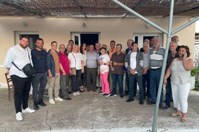 Περιοδείες Παναγιωτοπούλου σε Σπηλιά, Φλόκα, Πύργο και Μουζάκι