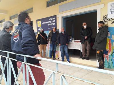 Πίτα στην Κυπαρισσία έκοψε το Σωματείο Εργαζομένων ΔΕΥΑ Μεσσηνίας