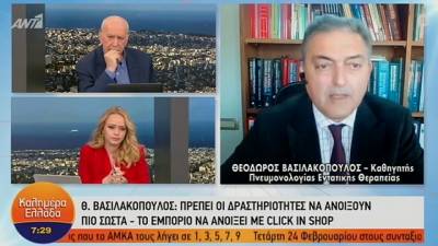 Βασιλακόπουλος: Το εμπόριο να ανοίξει με click in shop (Βίντεο)