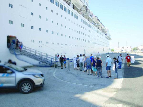 1.630 τουρίστες με το κρουαζιερόπλοιο &quot;Τhomson Dream&quot; στην Καλαμάτα 